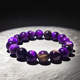Starry Night Purple Tiger Eye Bracelet - Energy Activation - Cerapoet